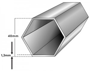 40mm Compact Canopy Faltzelt Profil